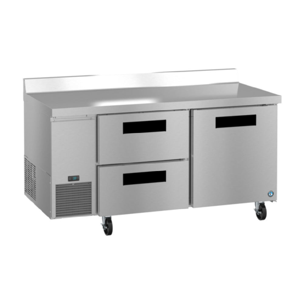 Hoshizaki WLR67B-D2 - Steelheart Series Worktop Refrigerator, Reach-in, Two-section