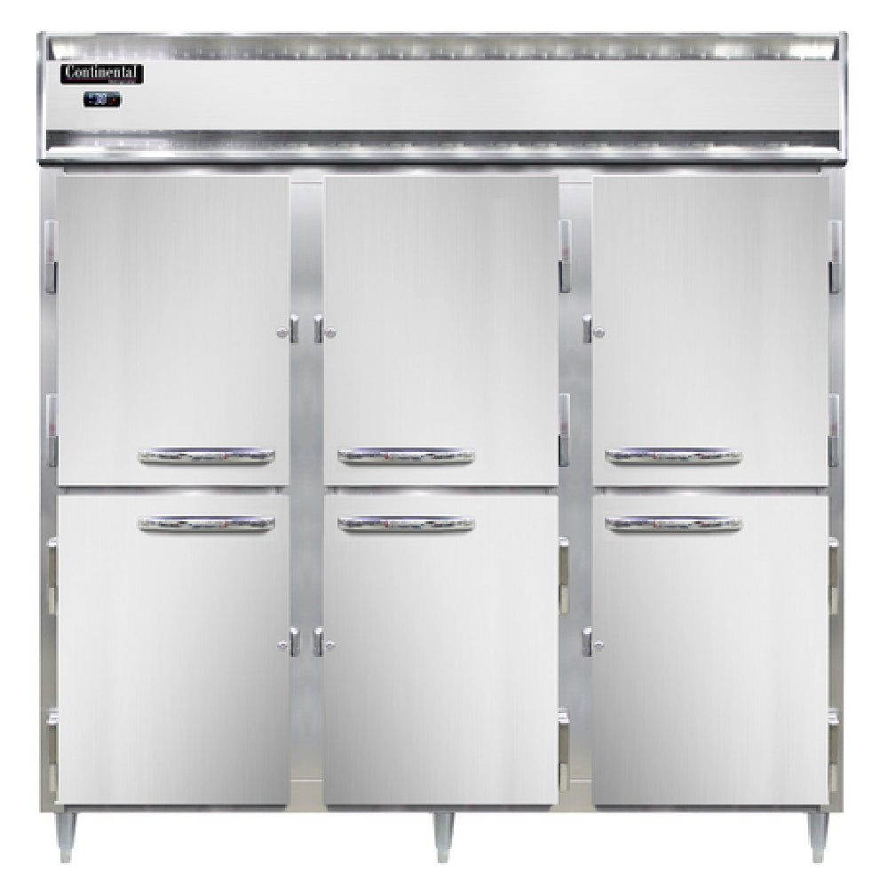 Continental Refrigerator D3RNSSHD Designer Line Refrigerator Reach-in Three-section
