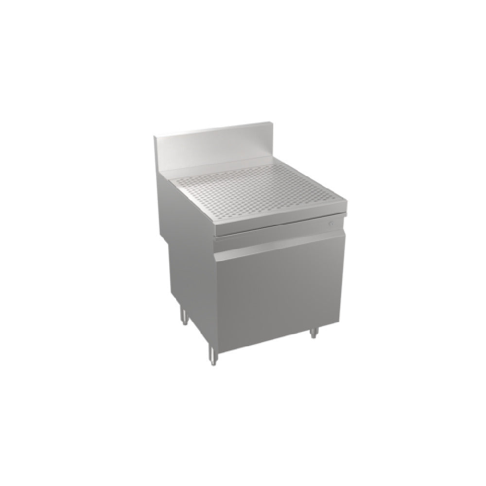 Krowne KRS-S24 - Stadium Series Underbar Drainboard With Open Cabinet Base, 24"W X 29"D