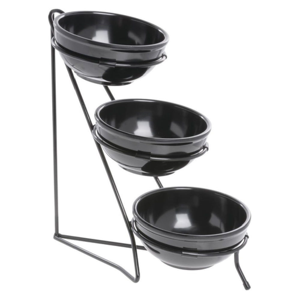 Hubert 79045 - Bowl Display Stand, 3-tier, 8" X 15" X 19-1/2"H Overall