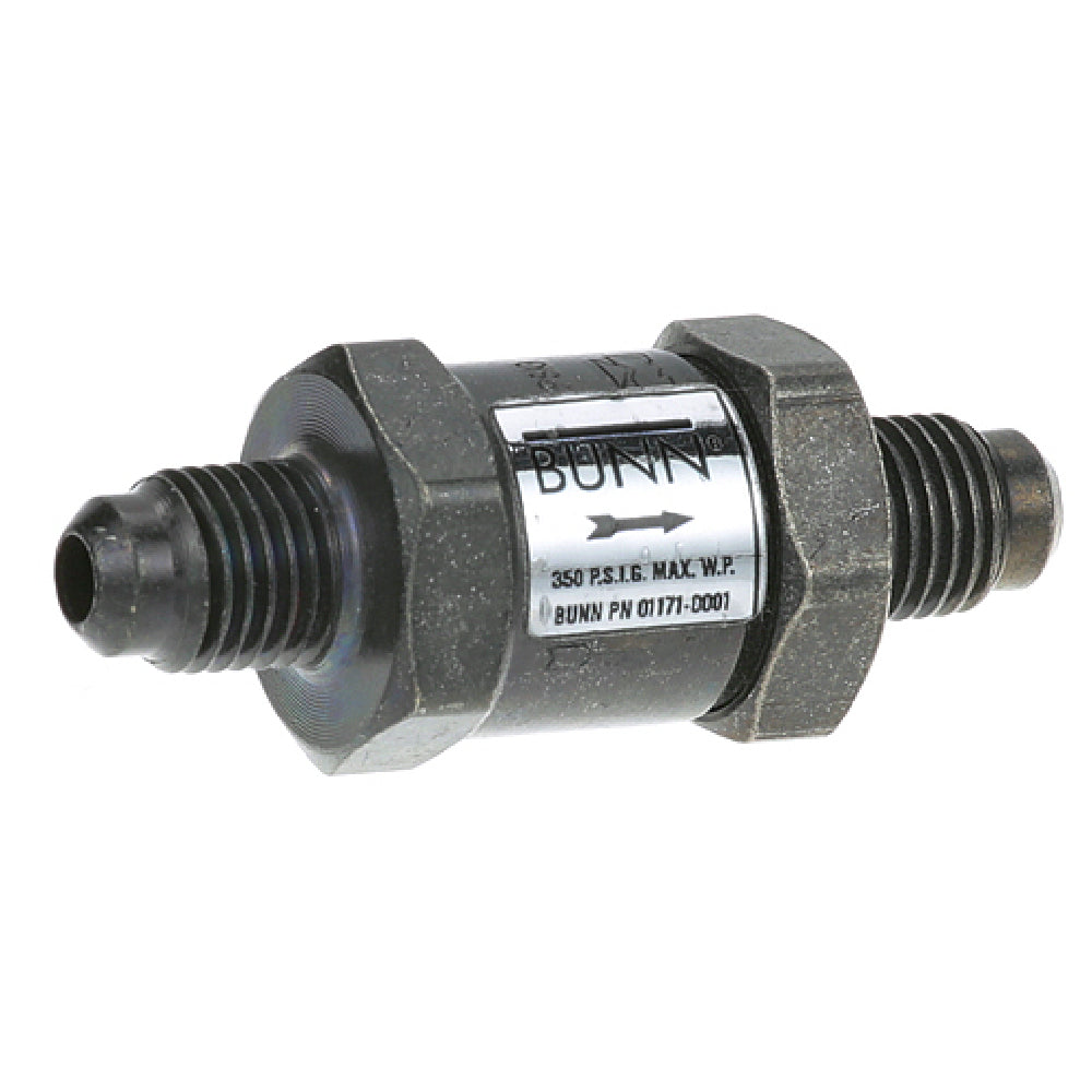 Bunn 01171.0001 Check Valve 1/4" Flare