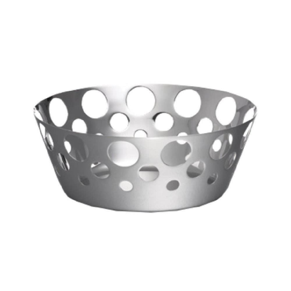 TableCraft Products 7177 - Basket, 7-5/8" Dia. X 3-1/8", With Circles Cut Out