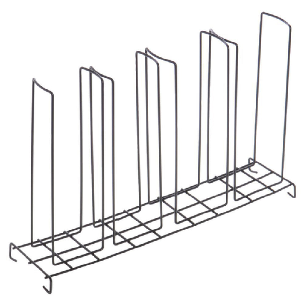 Hubert 75710 - Cup & Lid Dispenser/Rack, 4-compartment, 18-1/2" X 4-3/4" X 12"H