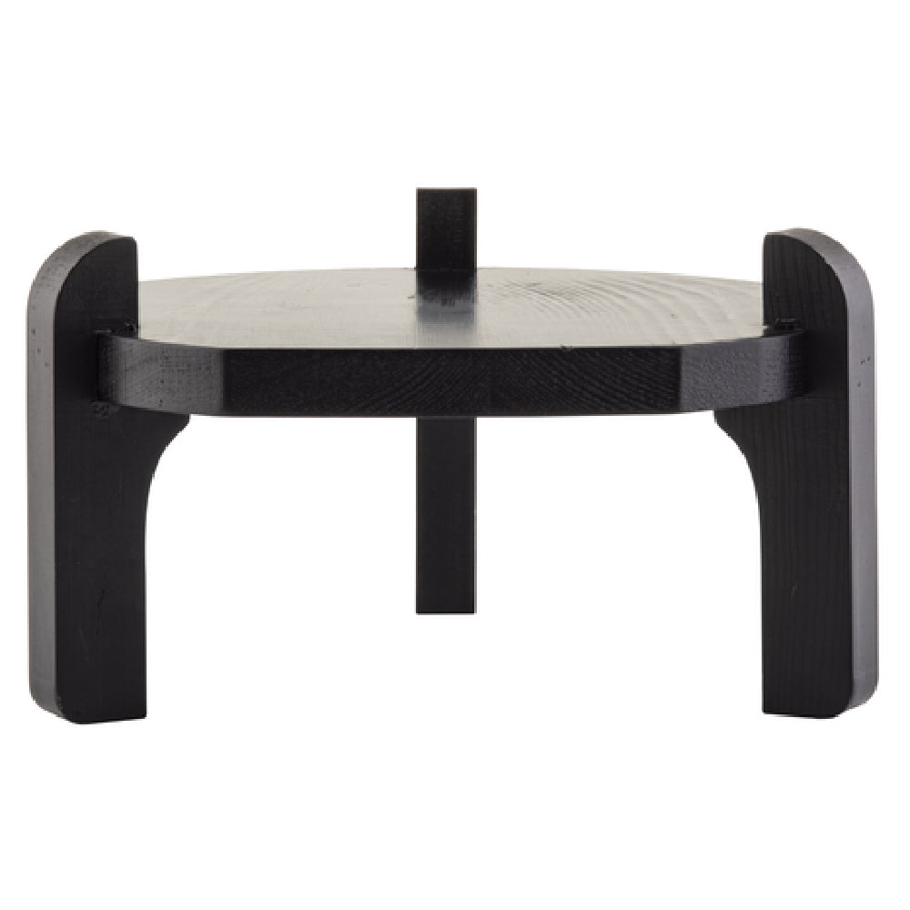 TableCraft Products 10756 - Beverage Dispenser Stand Only, 10" Dia. X 5-3/4", Pinewood