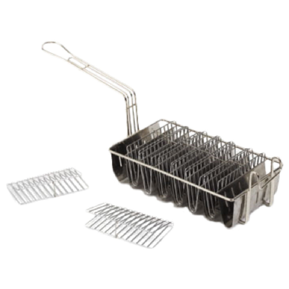 Royal ROY 23 - Taco Shell Fry Basket, 8 Compartments, Plated Wire
