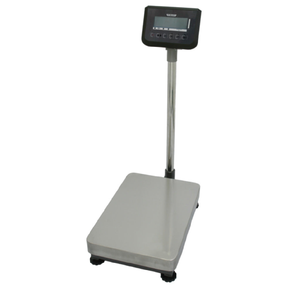 Hobart HBR302-1 - Bench Receiving Scale, 300 Lb. X 0.1 Lb. Capacity, 90° Rotating Display