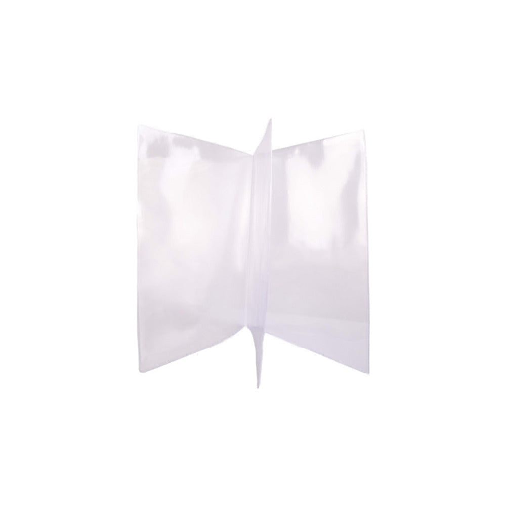 Risch 61 5.5X8.5 Clear Vinyl Menu Cover 5-1/2" X 8-1/2" Triple Pocket