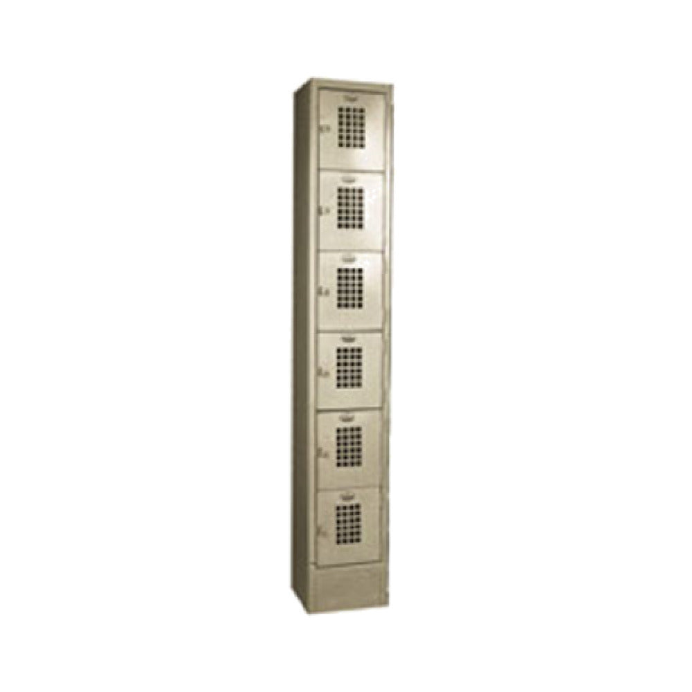 Winholt WL-66 Lockers 6-tier Floor Mounted