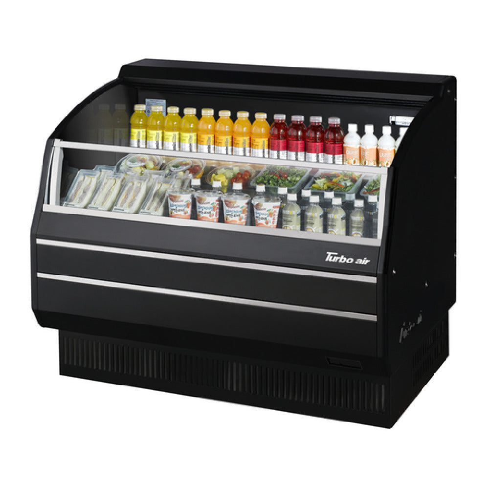 Turbo Air TOM-50SB-SP(-A)-N Horizontal Open Display Merchandiser Slim-line 8.9 Cu. Ft. Capacity