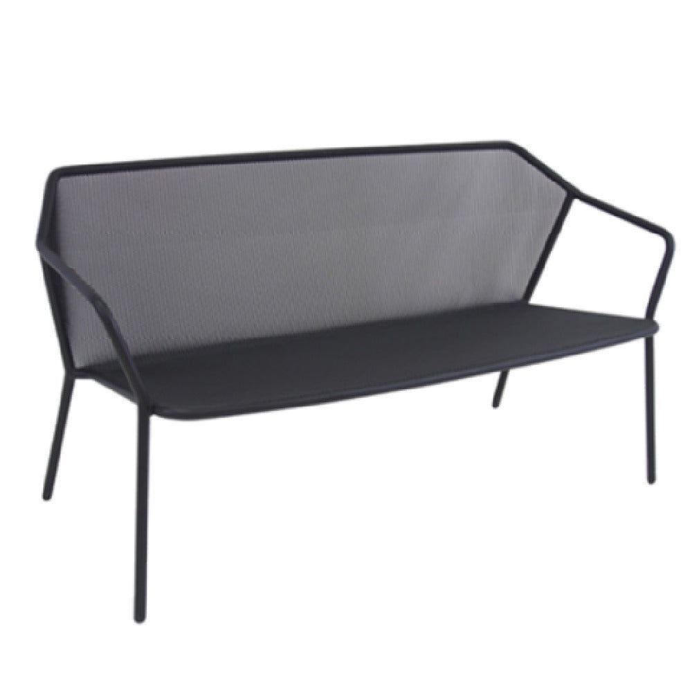 Emuamericas, Llc E527-23 - Darwin Loveseat, Outdoor/indoor, Extended Steel Mesh Back And Seat