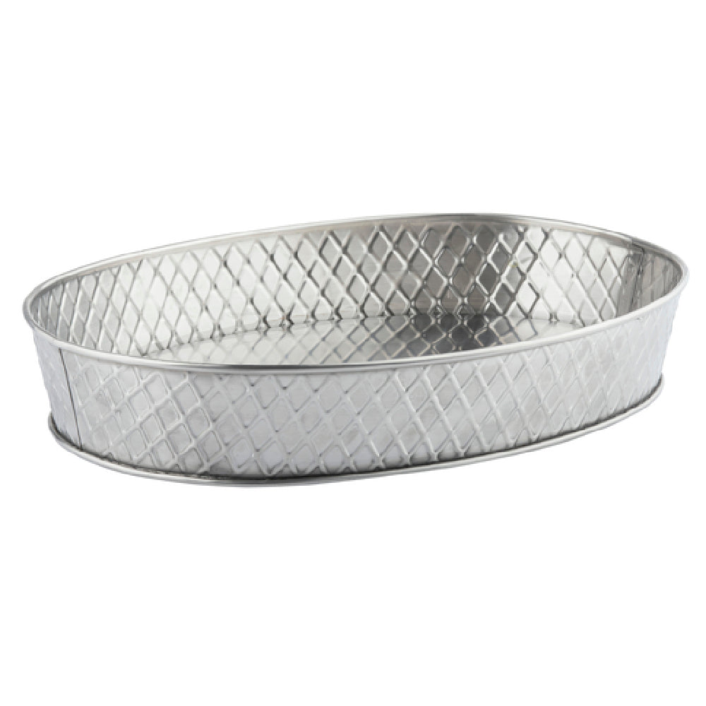 TableCraft Products 10037 - Lattice Collection™ Platter, 12" X 9" X 2-1/8", Oval