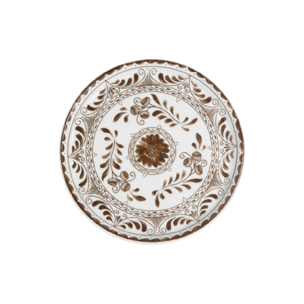 Steelite A105P803 Plate 7.5" Talavera Motiva Brown