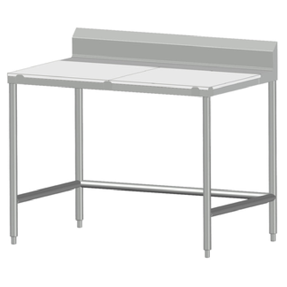 SPG 5MCT-B30 - Universal Stainless Work Table, 60"W X 30"D, 5/8" Poly Top