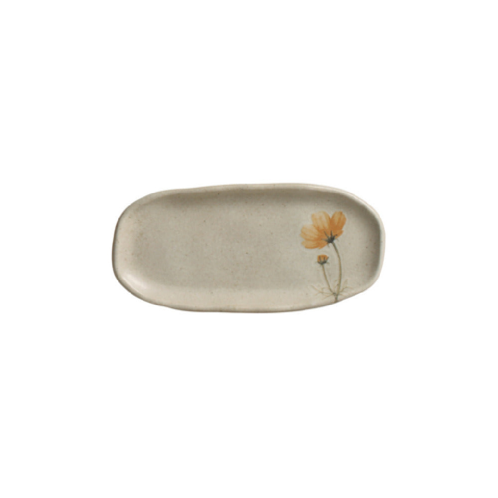 Porto Brasil 1521496001 - Shallow Organic Oval Platter Mini, 3.2", Stoneware
