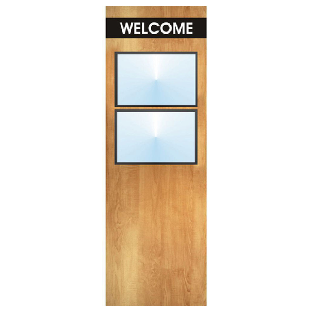 Hubert 23266 - Menu Board, 2-pocket, Floor Stand