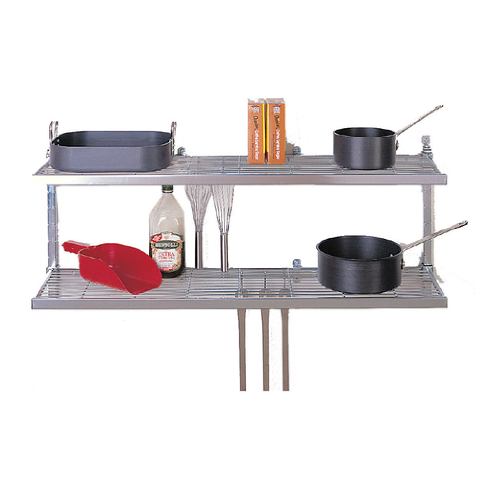SPG AC123618CP - AMCO II® Cantilever Wall Shelving Kit, 36"W X 12"D X 18"H, Includes (2) Shelves