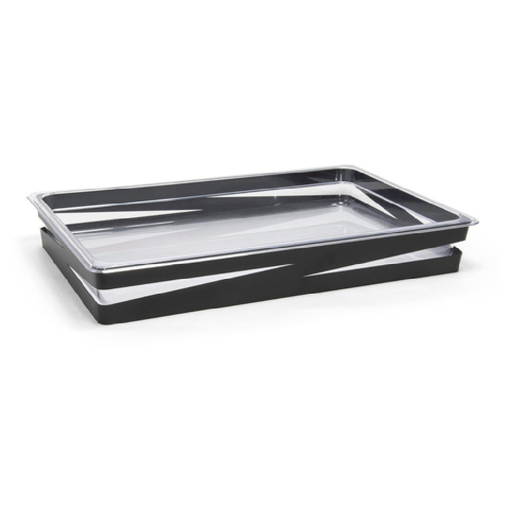 FOH BHO091BKI20_ Full Size Zig Zag Housing/Pan Set Shallow Matte Black Includes One BHO088BKI20 Full Size Zig Zag Housing Shallow Matte Black