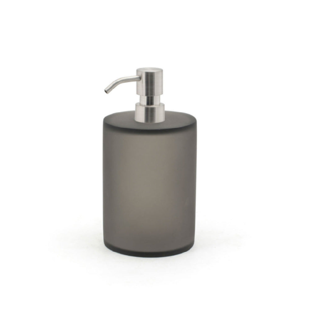 FOH RSP031GYR22 28oz Nassau Pump Smoke With Mirrored Top Includes One RSP006GYR22-BTM 28oz Nassau Pump Base Smoke