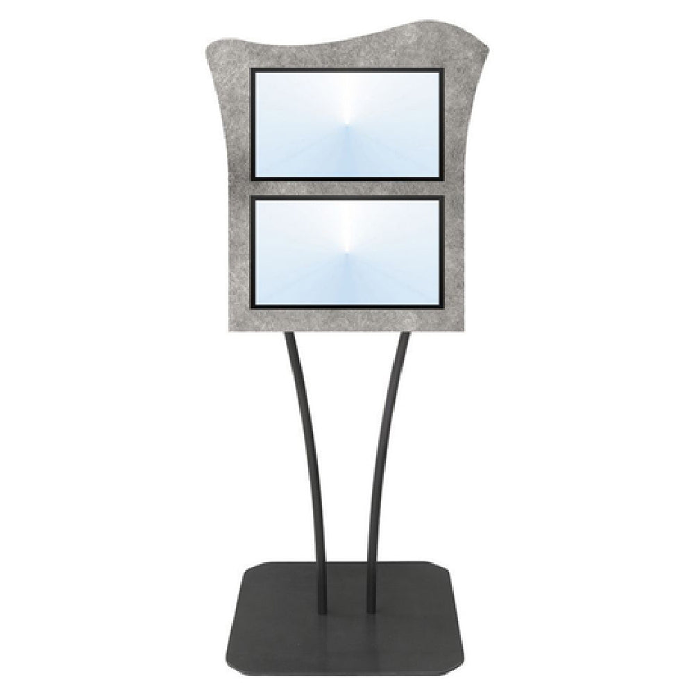 Hubert 40469 - Menu Board, 2-pocket, Floor Stand