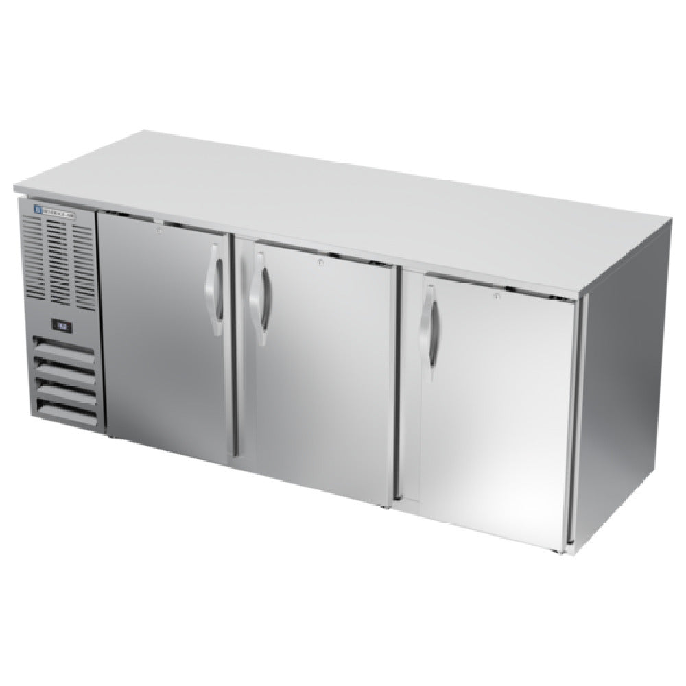 Beverage Air BB78HC-F-S - Refrigerated Food Rated Back Bar Storage Cabinet, Three-section