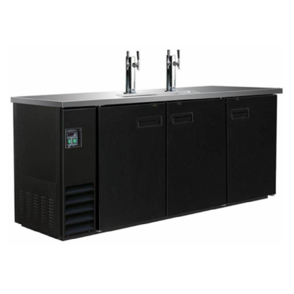 Hubert 21526 - Kratos® Draft Beer Dispenser, 73.1"W X 24.4"D X 55"H, Three Door