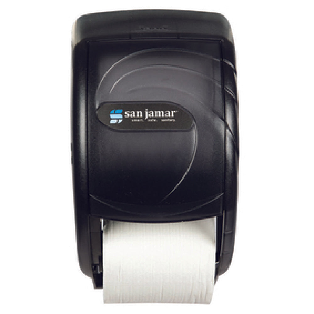 San Jamar R3590TBK Oceans® Duett Bath Tissue Dispenser 7-1/2"W X 7"D X 12-3/4"H