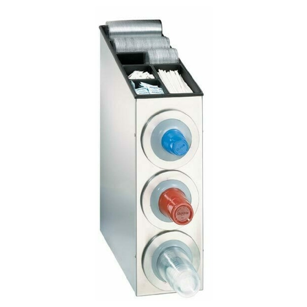 Dispense-Rite BFL-L-3SS - Cup Dispensing Cabinet, 29-3/8"H X 8-3/8"W X 23-1/2"D, Interchangeable Gasket
