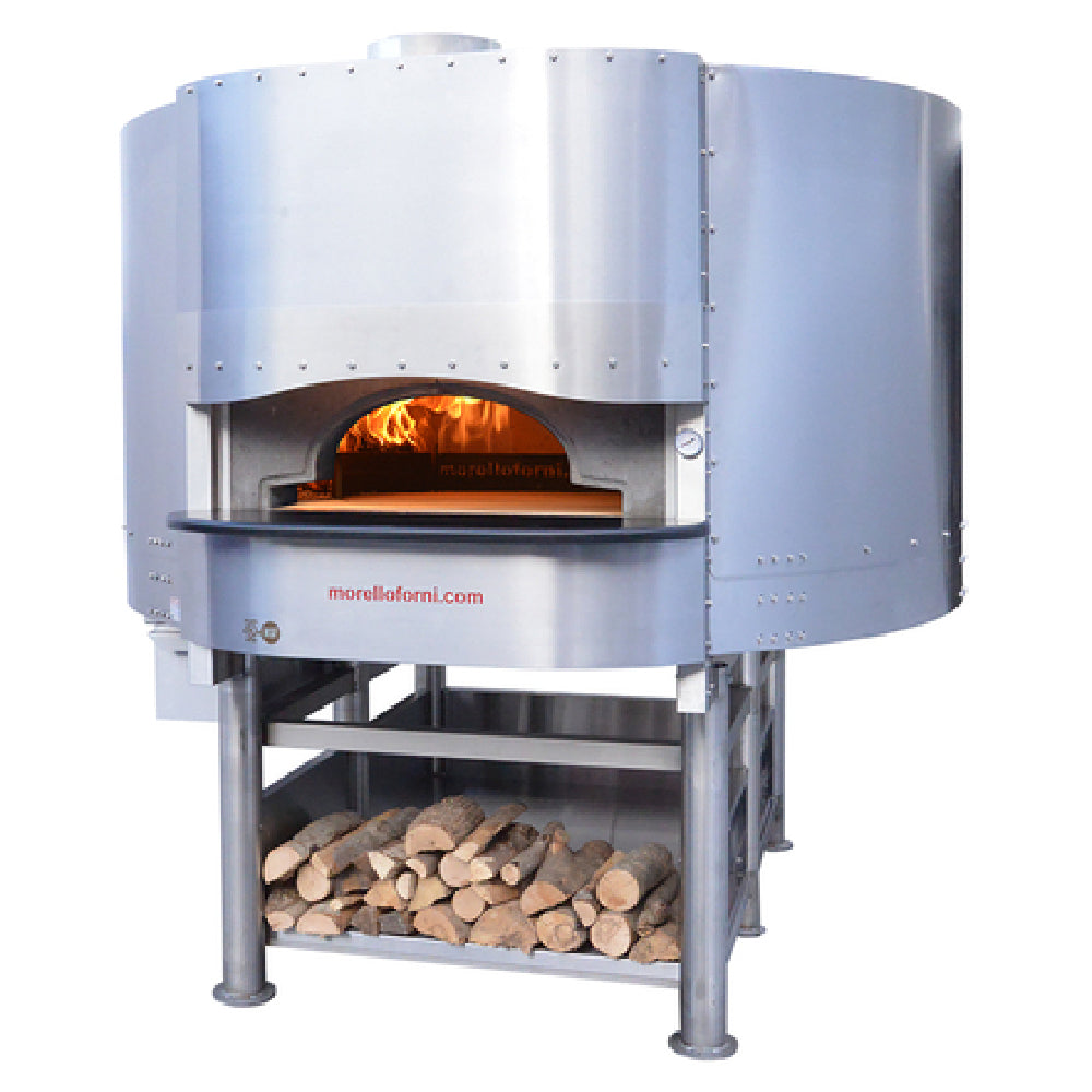 Rosito Bisani FW110 Morello Forni Wood Fired Pizza Oven Wood 43" Inside Cooking Diameter