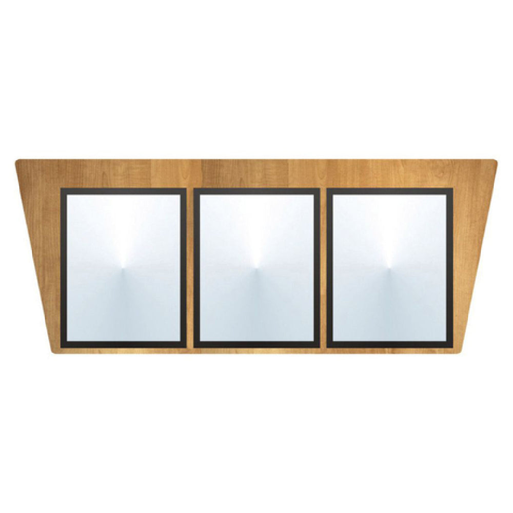 Hubert 44358 - Menu Board, 3-pocket, Wall-mount