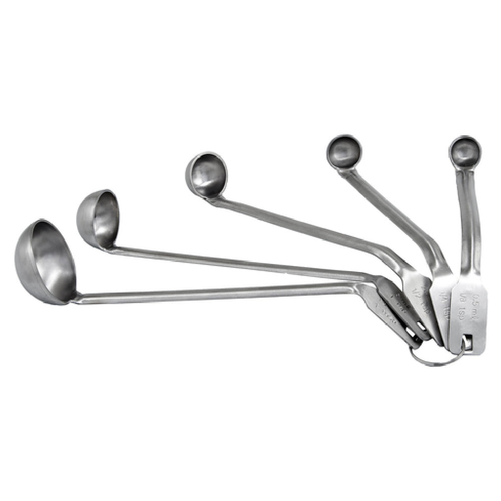 Winco MSL-5S Mini Ladle Set 5-piece Includes: 1/8 Tsp.