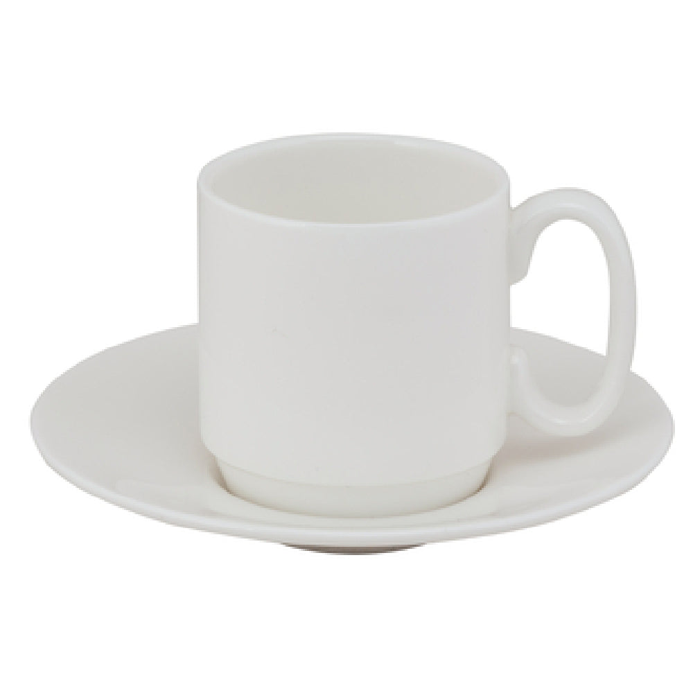 10 Strawberry St B4524B4525 - Espresso Cup & Saucer Set, Includes: (1) 4 Oz., 2-1/4" X 2-1/2" Cup