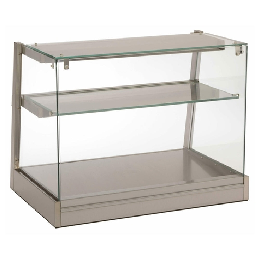 Antunes DCH-800-9500650 Heated Display Cabinet Squared Front Edge Two Tiers