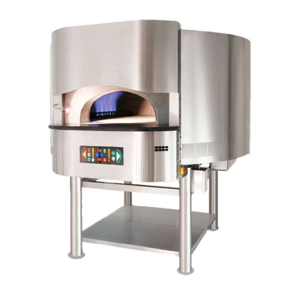 Rosito Bisani FGR130-ST Morello Forni Rotary Pizza Oven Gas 51" Inside Cooking Diameter