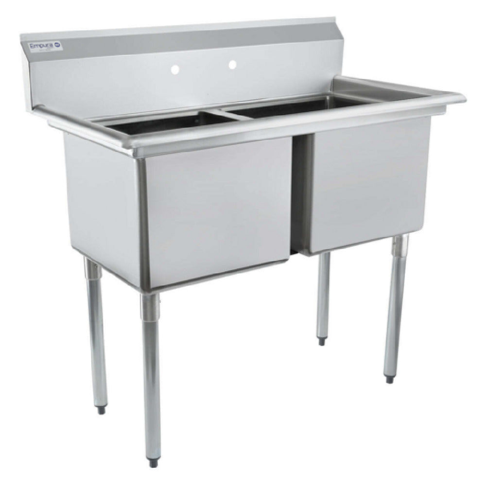 Empura ESD21818 - Sink, 43"W X 23.5"D X 44.25"H, (2) Compartment
