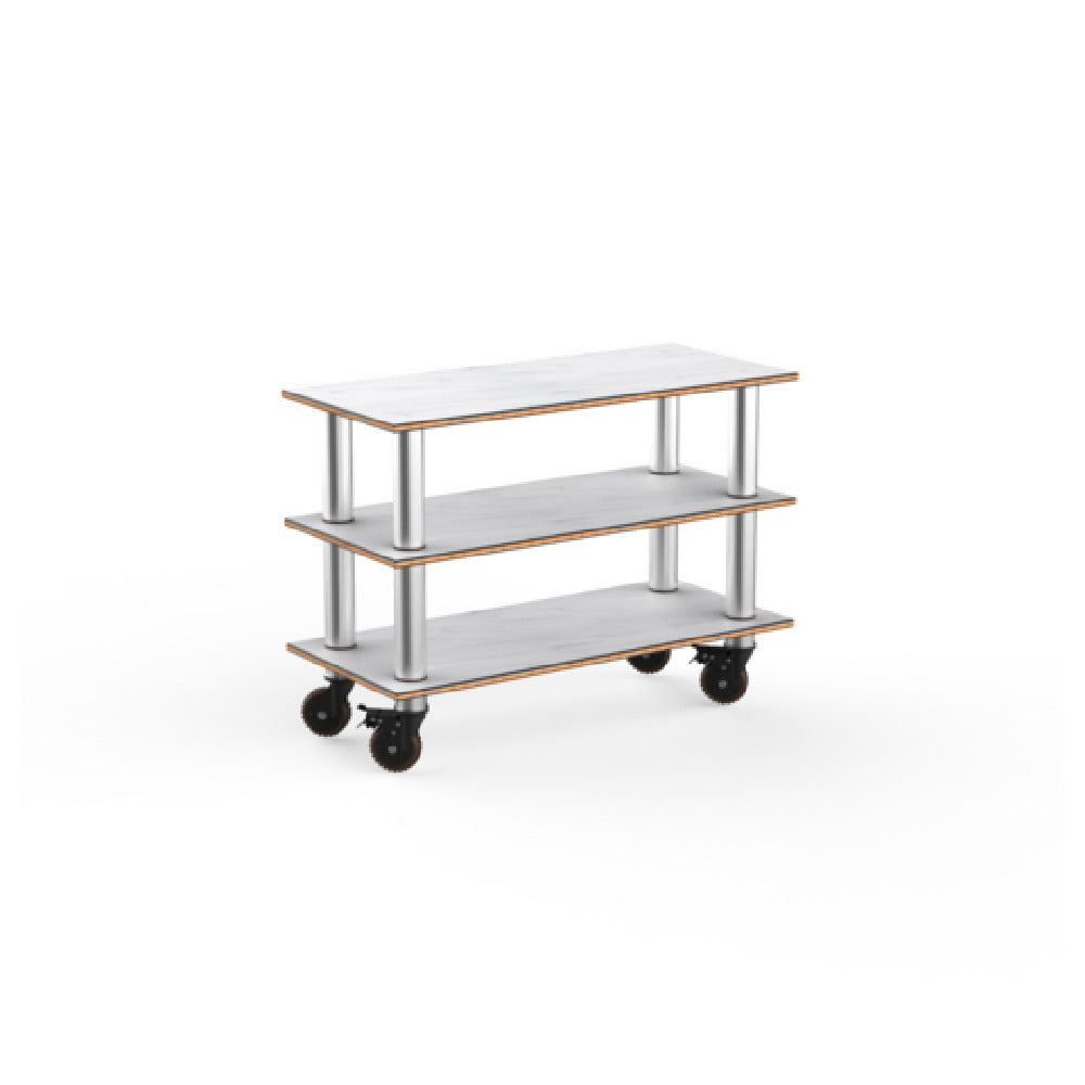 Steelite MGCMSX02CSXH - Modular Creative Extension Unit White Carrera Stainless Steel