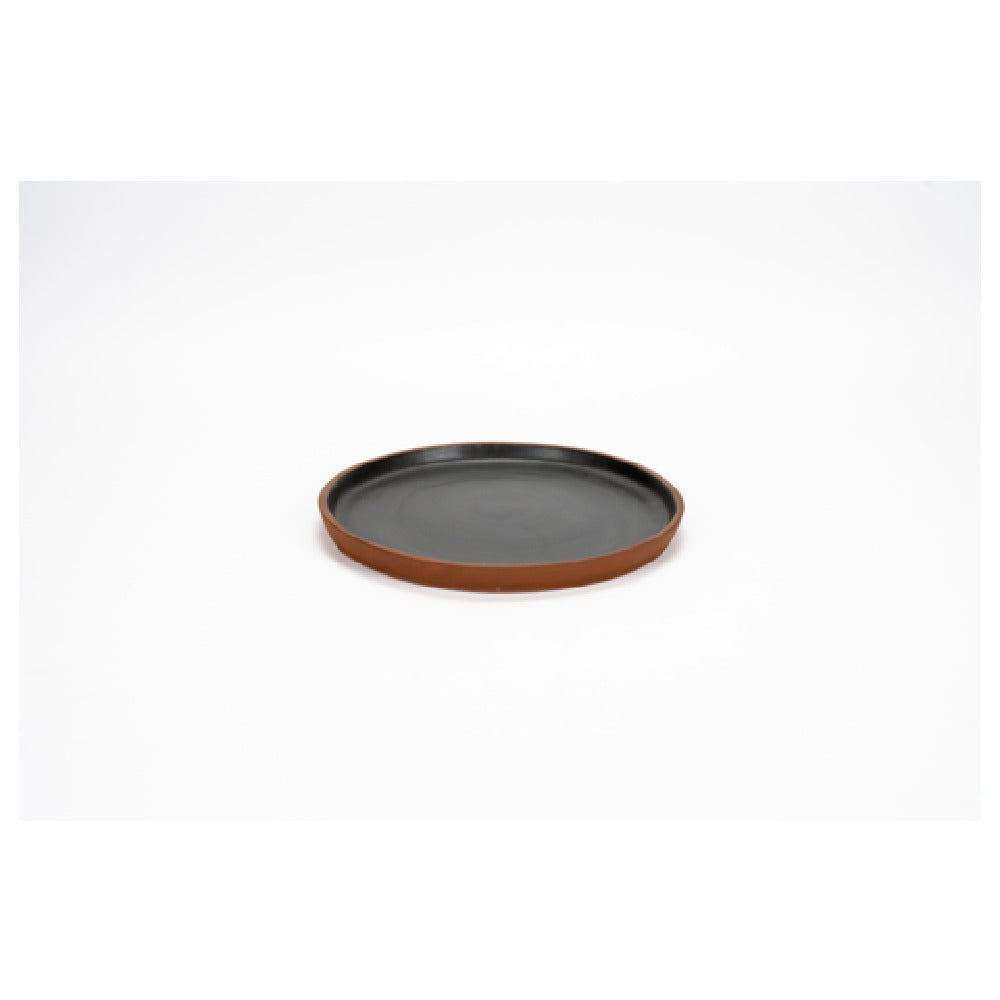 Arc Cardinal FP414 Maria Portugal Terracota Terra Grey Plate (D:11.5'') Stoneware