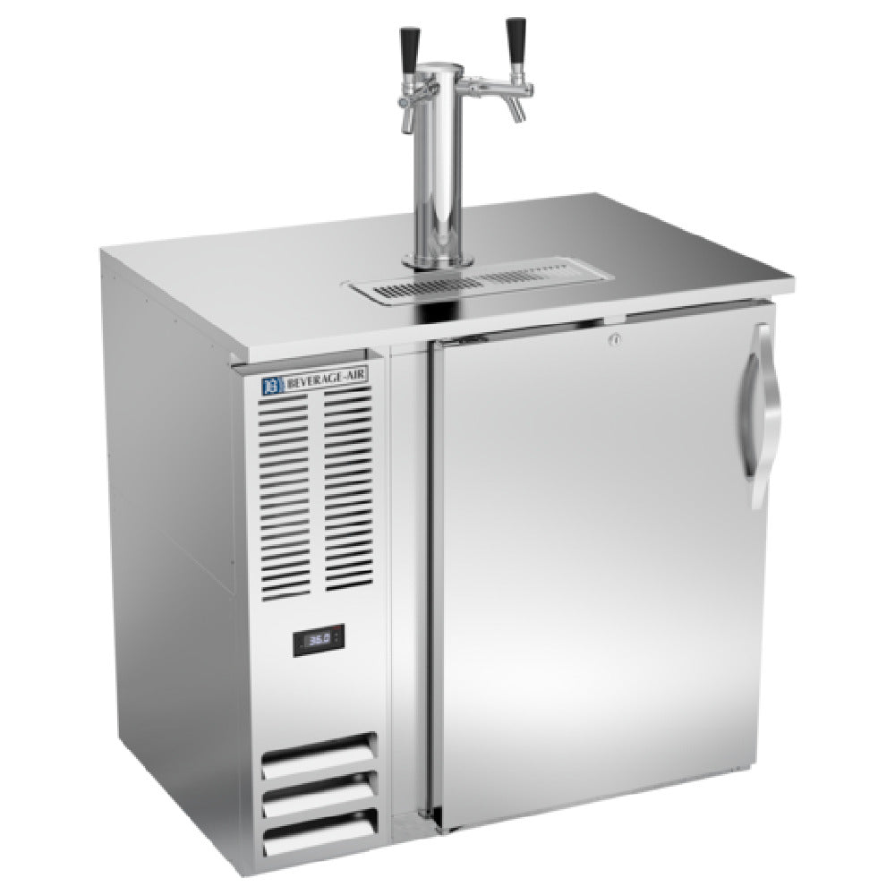 Beverage Air DDN36HC-S - Draft Beer Cooler, 36"W X 26-3/8"D X 49-5/16"H, 8.43 Cu. Ft.