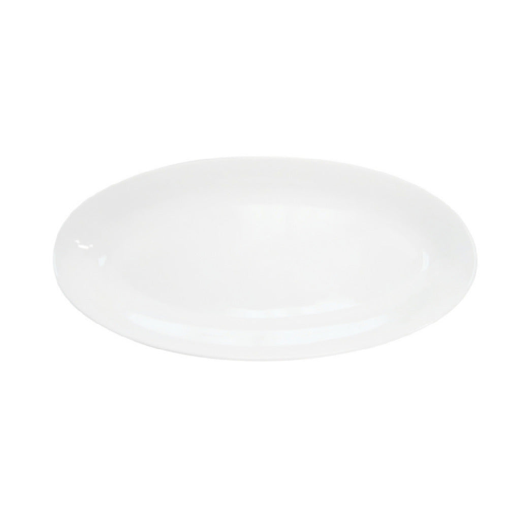 CAC China RCN-98 RCN Specialty Fishia Platter 18"L X 8-1/4"W X 1-1/2"H Oval