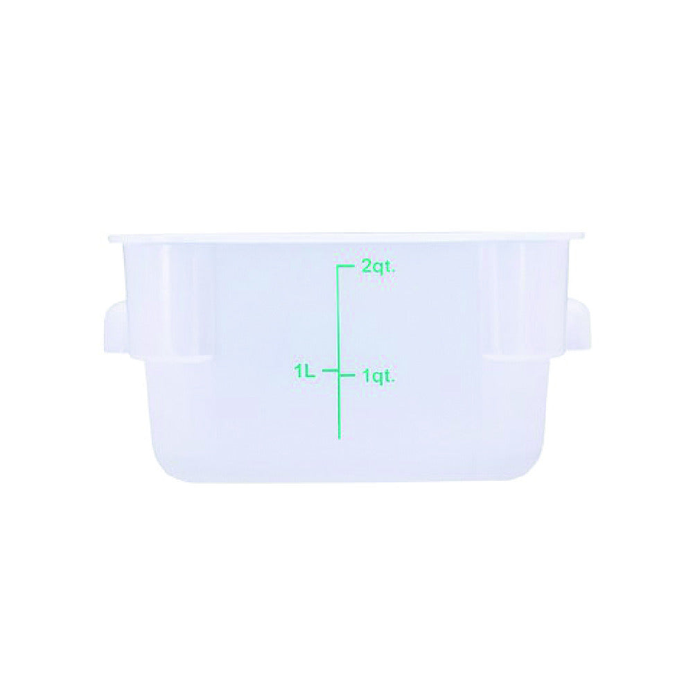 Hubert 36351 - CenPro® Food Storage Container, 7"W X 7"D X 3-7/8"H, Square