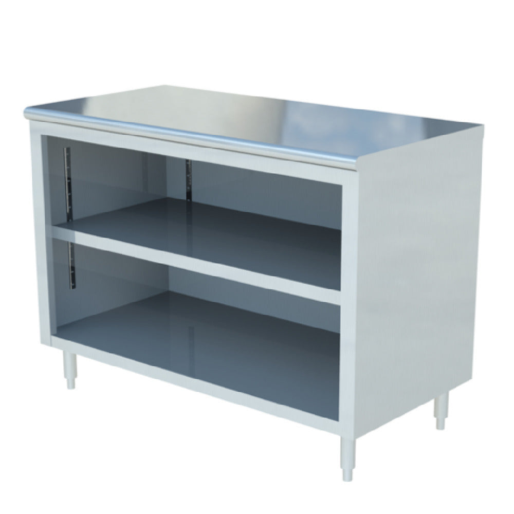 Sapphire Manufacturing SMDC-2418 Enclosed Base Dish Cabinet Open Front 18"W X 24"D X 36"H Overall Size