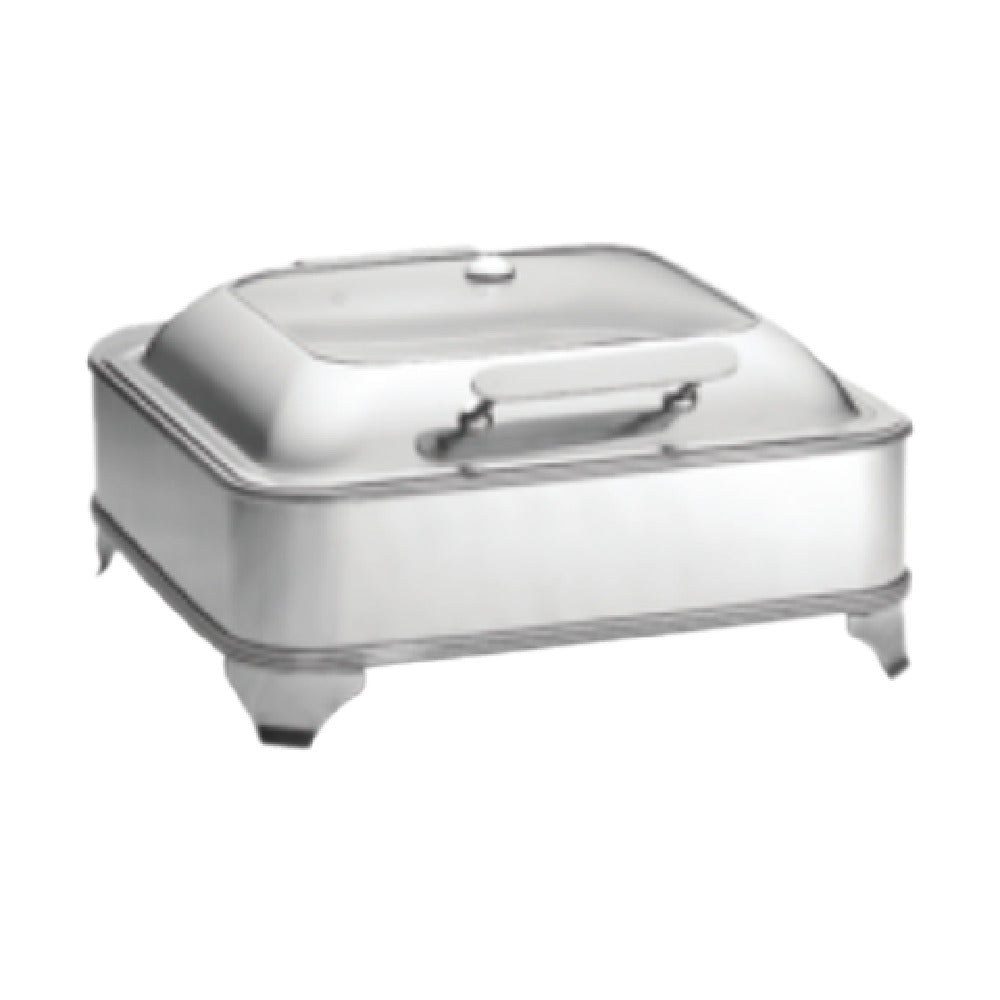 Tablecraft CW40162 Electric Chafer Dish With Stand 6 Qt. (6-3/4 Qt. Filled Capacity)