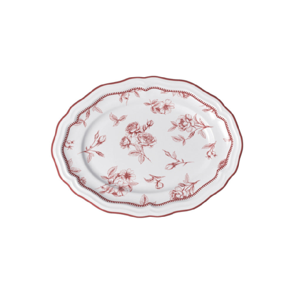 Steelite 62540FP818 Oval Platter 9.0" X 6.75" X 0.875" Adelina