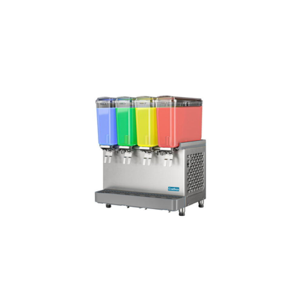 Crathco SR-4E-16 Crathco® Classic Pro Bubbler® Mini Quad Pre-Mix Cold Beverage Dispenser