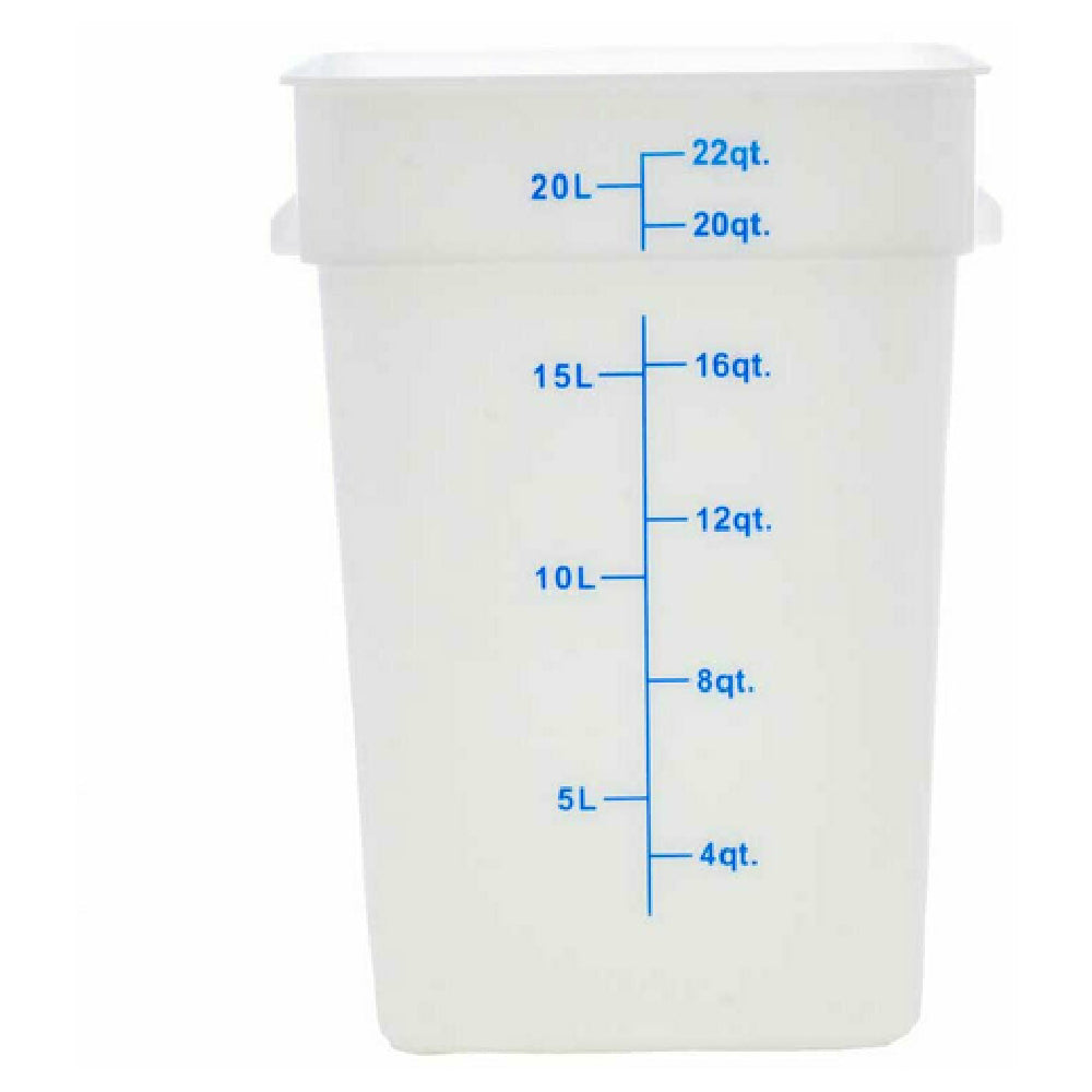 Omcan 80196 (80196) Food Storage Container 22 Quart Square