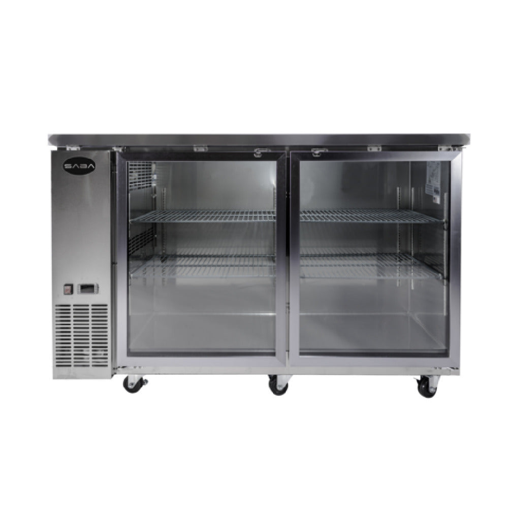 SABA SBB-24-48GSS Back Bar Cooler Two-section 48-7/8" W