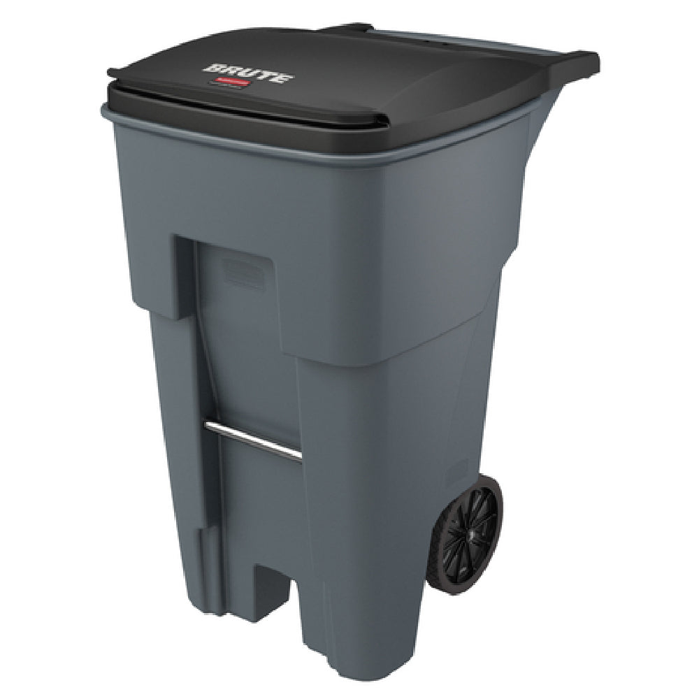 Rubbermaid FG9W2100GRAY BRUTE® Rollout Container 65 Gallon Gray