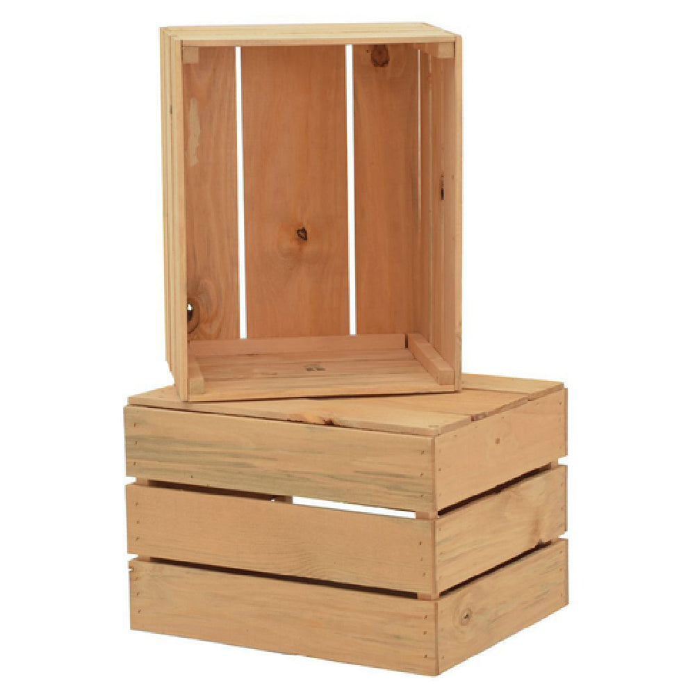 Hubert 14257 - Crate, 17-1/2" X 14" X 12"H, Rectangular