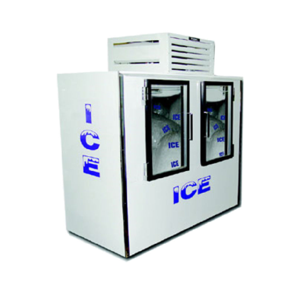 Howard-McCray ICB-2-GL-L Indoor Ice Merchandiser Bagged Ice 85 Cu. Ft. Capacity
