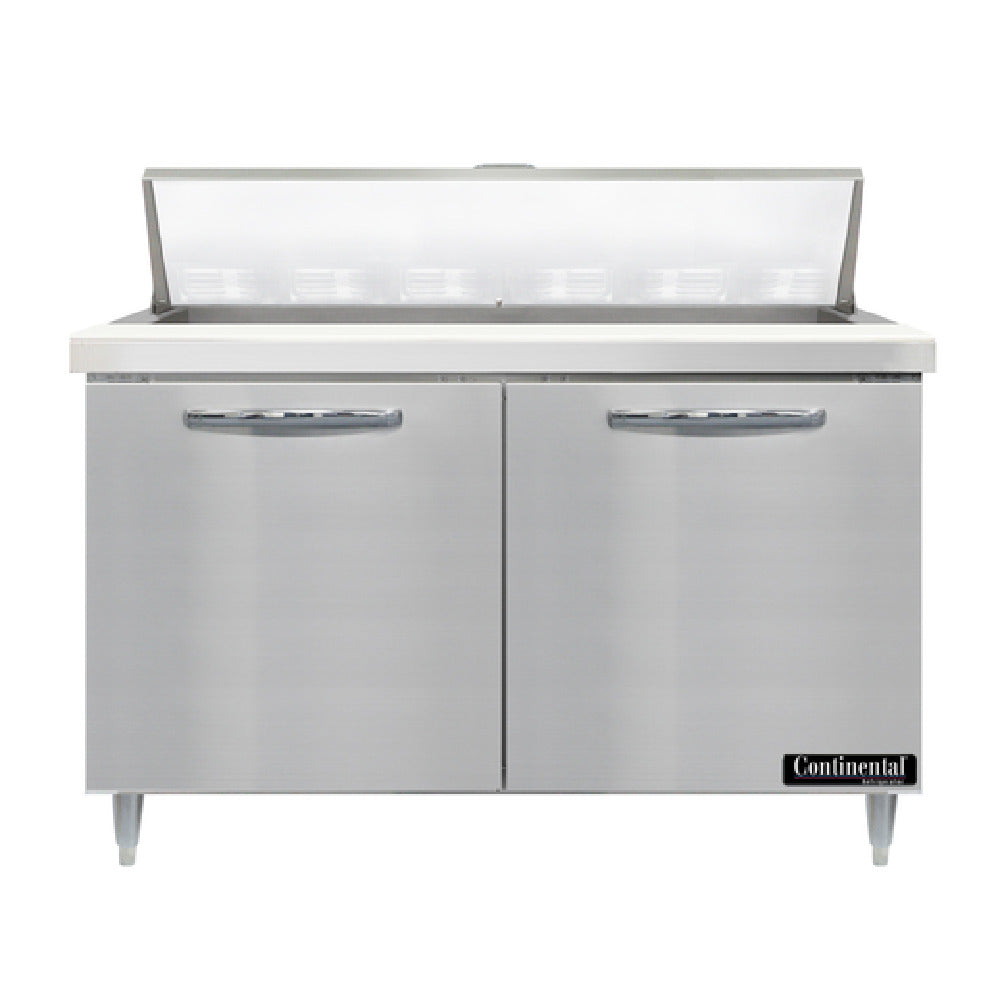 Continental Refrigerator D48N12 Designer Line Sandwich Unit 48"W Two-section