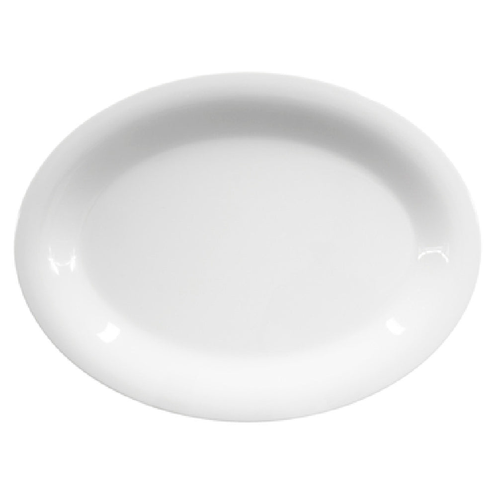 Elite Global Solutions B129OV-W Platter 12"L X 9"W X 7/8"H Oval